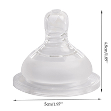Pezón esmerilado para bebés, botella ancha transparente, 1 ud. 2024 - compra barato