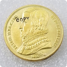 1850 Brasil 10 000 Reis - Pedro II copia de moneda, envío gratis 2024 - compra barato