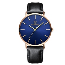 New Fashion Classical Men Business Bracelet Watch Dress Relogio Masculino Leather Band Wrist Watch Gold Quartz Male Clock Reloj 2024 - buy cheap