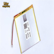 Plugue 1.0-4P Lipo Tablet PC 3.7V 3088110 3090110 3800mah Recarregável li-bateria de polímero 2024 - compre barato