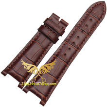 Fashion 22*12mm 22*14mm 25*12mm Leather Watch Band Black Brown leather Watch Strap Waterproof Sport Watch Band 2024 - buy cheap
