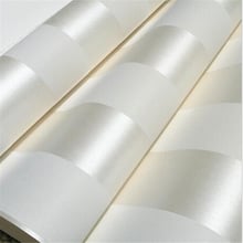 Beibehang-papel tapiz de estilo mediterráneo, 3 d, rayas beige, color blanco cremoso, Raya amarilla 2024 - compra barato