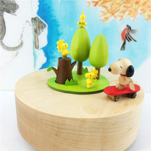 Jeancard de Taiwán, caja de música giratoria de madera, regalo de cumpleaños para niñas 2024 - compra barato