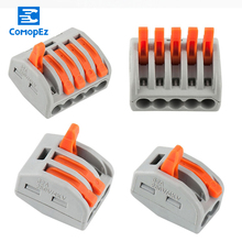 10pcs Universal Terminals Block Plug-in Electrical Wire Connector 2pin 3pin 4pin 5pin Type Wiring Cable Connectors 2024 - buy cheap