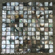 Azulejos de mosaico em concha de pérola, natural, preto, conta-lábio, concha, mosaico, malha, conjunto, parede 2024 - compre barato
