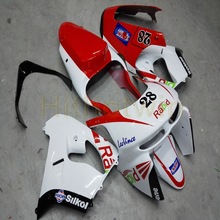 Custom motorcycle cowl for ZX-9R 1998 1999 ZX9R 98-99+Free bolts+red white  ABS Fairing M2 2024 - buy cheap