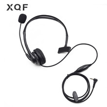 XQF 2.5mm 1 Pin Headset Earpiece PTT Boom Mic for Motorola Talkabout CB Radio TLKR T80 T60 Walkie Talkie T6500 T5720 Accessories 2024 - buy cheap