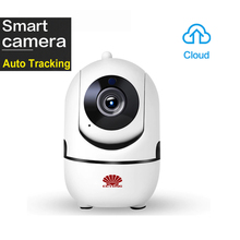 1080P Full HD Беспроводная умная PTZ ip-камера с WIFI облачной записью, автоматическое отслеживание для движущихся объектов, бесплатное приложение, сигнализация 2024 - купить недорого