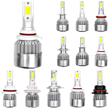 Gran oferta Auto bombillas LED H7 H4 H11 H1 H3 H13 880, 9004, 9005, 9006, 9007, 9003 HB1 HB2 HB3 HB4 H27 LED de los faros de coche 2024 - compra barato