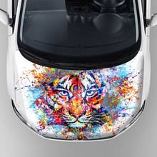 new tiger graphics sticker vinyl car wrap protective car hood bonnet vinyl film self adhesive decal sticker with free shipping 2024 - buy cheap