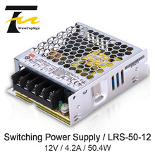 Menawell  LRS-50-12 Power Supply DC Single Output 50W Output DC12V/4.2A LED Switching Power Supply 2024 - buy cheap