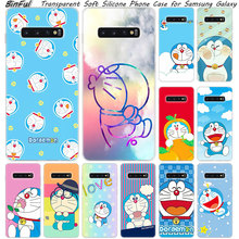 Funda de silicona blanda con dibujos animados Doraemon para Samsung Galaxy S10, S9, S8 Plus, S7 Edge, A6, A8 Plus, A7, A9, 2018, A5, 2017 2024 - compra barato