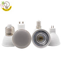 No Dimmable GU10 MR16 LED Bulb Spotlight 220V 9W COB Chip Beam Angle 120/60 Plastic Aluminum Cool Spot light Table Ceiling 2024 - buy cheap