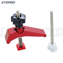 1Set Aluminum Alloy Quick Acting Hold Down Clamp T-Slot T-Track Clamp Set Gauge carpenter Woodworking Tools 2024 - buy cheap