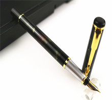 BAOER 801 Black Gray Business Office Nib Fountain Pen Financial Calligraphy Pen New Strong Promotion 2024 - buy cheap