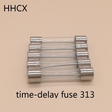 5PCS/LOT Slow-fusing fuse 250V 1A 2A 3A 4A 5A 8A  313FUSE Glass time-delay fuse  Dimensions:6*32mm 313 FUSE 2024 - buy cheap