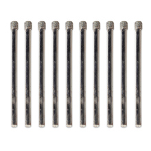 LETAOSK New 10Pcs 3mm Diamond Coated Drill Bit Hole for Glass Granite Marble Tile Saw Core Drills 2024 - buy cheap