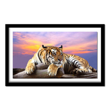 5D DIY pintura de diamante con Tigre cristal diamante pintura punto de cruz Tigre rey del bosque costura hogar decorativo BJ990 2024 - compra barato