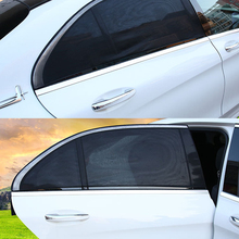 2 шт., покрытие для окна автомобиля, защита от УФ-лучей, Солнцезащитный занавес, солнцезащитный экран, защита для окна, универсальные аксессуары для автомобиля 2024 - купить недорого