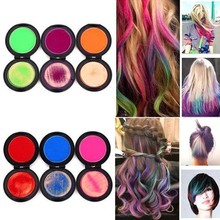 6Colors/Set Hair Coloring Artifact Temporary Hair Dye Washable One-time Hair Dye Color Paint Disposable Hair Rainbow Hair Chalk 2024 - buy cheap