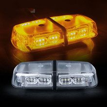 36 LED Roof Top Flash Emergency Warning Mini Strobe Light Bar Amber Yellow 2024 - buy cheap