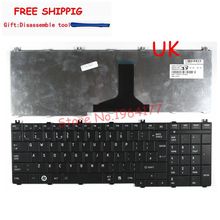 For Toshiba Satellite Pro C650 C655 C655D C660 C670 L650 L655 L670 L675 L750 L755 l755d Laptop keyboard UK (GB) English 2024 - buy cheap