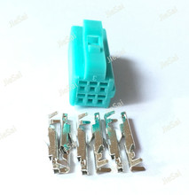 6 Pin Wire Connector With Terminals Pins Electronic Socket Plug Female 2024 - buy cheap