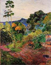 Pinturas modernas de paisagem, vegetação tropical, paul manguin, tela a óleo, alta qualidade, pintada à mão, reprodução, arte 2024 - compre barato