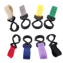 Muticolor High Quality Convenient Plastic Baby Stroller Accessories Pram 2 Hooks Pushchair Car Hanger Hanging Strap 2024 - buy cheap