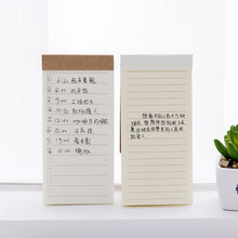 Bloc de notas con diseño creativo de Corea del Sur, cuaderno de papel kraft pequeño, cuaderno práctico 2024 - compra barato