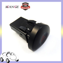 ISANCE-interruptor de luz de emergencia para Renault Clio II Mk 2, 8200442723, 8200060036, 2001, 2002, 2003-2004, color negro 2024 - compra barato