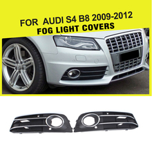 ABS Front Fog Lamp Mask Car Fog Light Covers Grill for Audi A4 B8 Sline / S4 B8 2009 - 2012 2024 - buy cheap