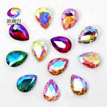 Factory sales Super flash DR shape High quality Glass crystal 3D nail art stone,pointback Rhinstones Diy/Clothing accessories 2024 - buy cheap