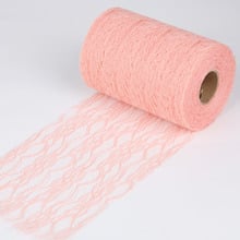 22M 15cm Light Pink Tull Lace Roll Spool Fabric DIY Net lace Trimming For Tutu Skirt Chair Table Runner Wedding Decoration 2024 - buy cheap