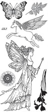 Fairy Transparent Clear Silicone Rubber Stamp Seal  DIY Scrapbooking photo Album  A0732 2024 - buy cheap