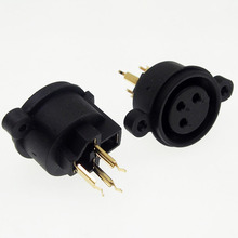 5 шт. тюнинг сценический плеер DY canon socket DIP foot 3 core canon socket XLR connector 2024 - купить недорого