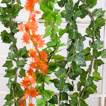 240cm Artificial Ivy Vine Creeper Green Leaves High Quality Fake Plants Flower DIY Hanging Garland For Home Wedding Decora 2024 - buy cheap