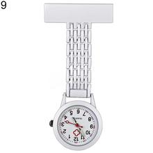 Women Girl Stylish Metal Clip-on Pocket Quartz Analog Brooch Medical Nurse Fob Watch Gift nurse watch pocket watch 2024 - buy cheap