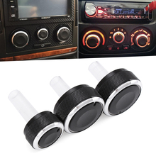 3pcs/set Air Conditioning Knob Aluminum Alloy AC Knob Heat Control Button For VW Passat B5 GOLF 4 Bora Accessories 2024 - buy cheap