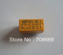 10PCS DC5V 8 pins pcb relay HK19F,powerful SILVER contacts 2024 - buy cheap