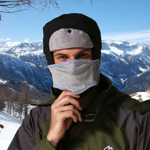 Winter Detachable Mask Waterproof Thermal Fleece Cap Outdoor Sports Riding Hunting Climbing Hiking Warm Windproof Hat 54-60cm 2024 - buy cheap