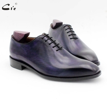 Cie/Мужские модельные туфли темно-фиолетового цвета с квадратным носком; мужские кожаные рабочие туфли из натуральной телячьей кожи с натуральным лицевым покрытием; OX723 2024 - купить недорого
