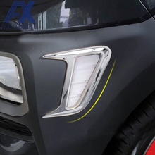 AX-luz frontal cromada de señal de giro lateral, embellecedor de cubierta de luz, decoración para Hyundai Kona Encino, Kauai, 2017, 2018, 2019 2024 - compra barato