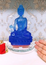 Специальное предложение, домашний покровитель, эффективная защита, # буддизм, амитха, статуя Будды из кристалла, 22 см 2024 - купить недорого