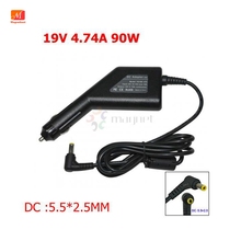 Universal Laptop Car-Charger 19V 4.74A 5.5*2.5 MM Car Adapter Power Supply Charger 90W 2024 - buy cheap