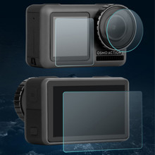 Защитная пленка для экшен-объектива Osmo, закаленное защитное покрытие из стеклянной пленки для экшн-камеры DJI OSMO, комплект аксессуаров для спортивной камеры 2024 - купить недорого