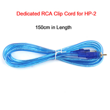 Tattoo Clip Cord Dedicated for HP-2 Power Supply 150cm Blue Dual Output Current Copper Core RCA Clip Cord Body Art Microblading 2024 - buy cheap