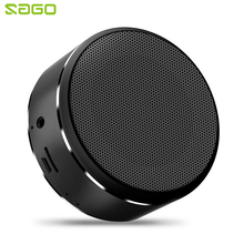 Sago A8 Mini Speaker Portable Wireless Bluetooth Speaker Fashion Metal Stereo Bass Subwoofer Handsfree with Mic for Home Music 2024 - buy cheap