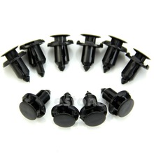 Popuar New 10 Pcs 9mm Hole Nylon Rivet Fastener Fender Retainer Push in Clips for Honda 2024 - buy cheap