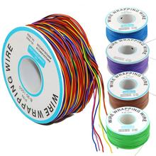 30AWG Jump Wire  8 Color Wrapping Tinned Copper Solid PVC Insulation Single Strand Ok Wire Electrical Wire 265m Copper Cable F30 2024 - buy cheap